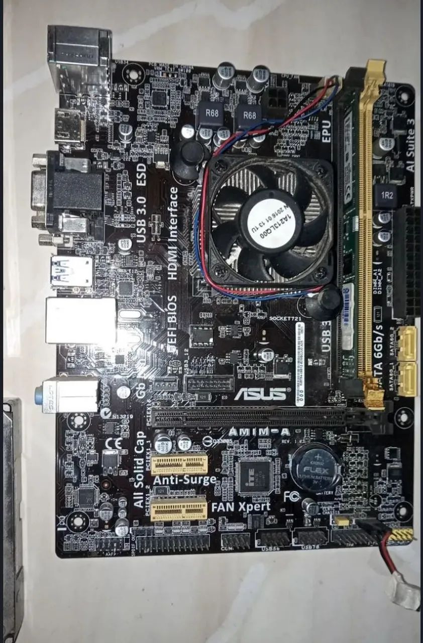 KIT PLACA MÃE DA ASUS