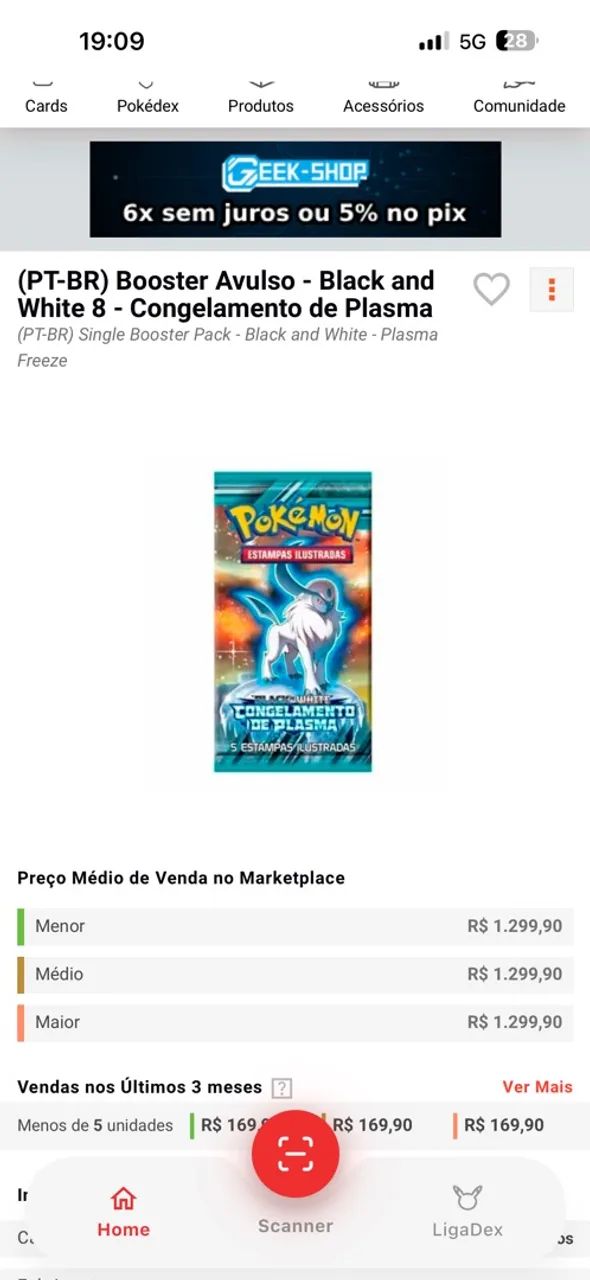 Booster Pokémon - Congelamento de Plasma  - Foto 3