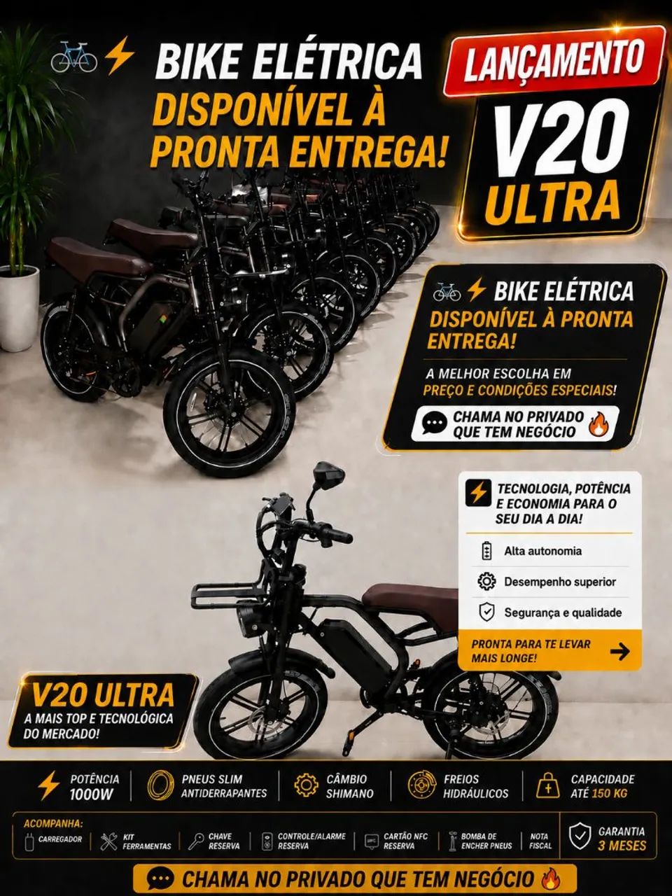 Bicicleta elétrica top de linha 2026 - Foto 2