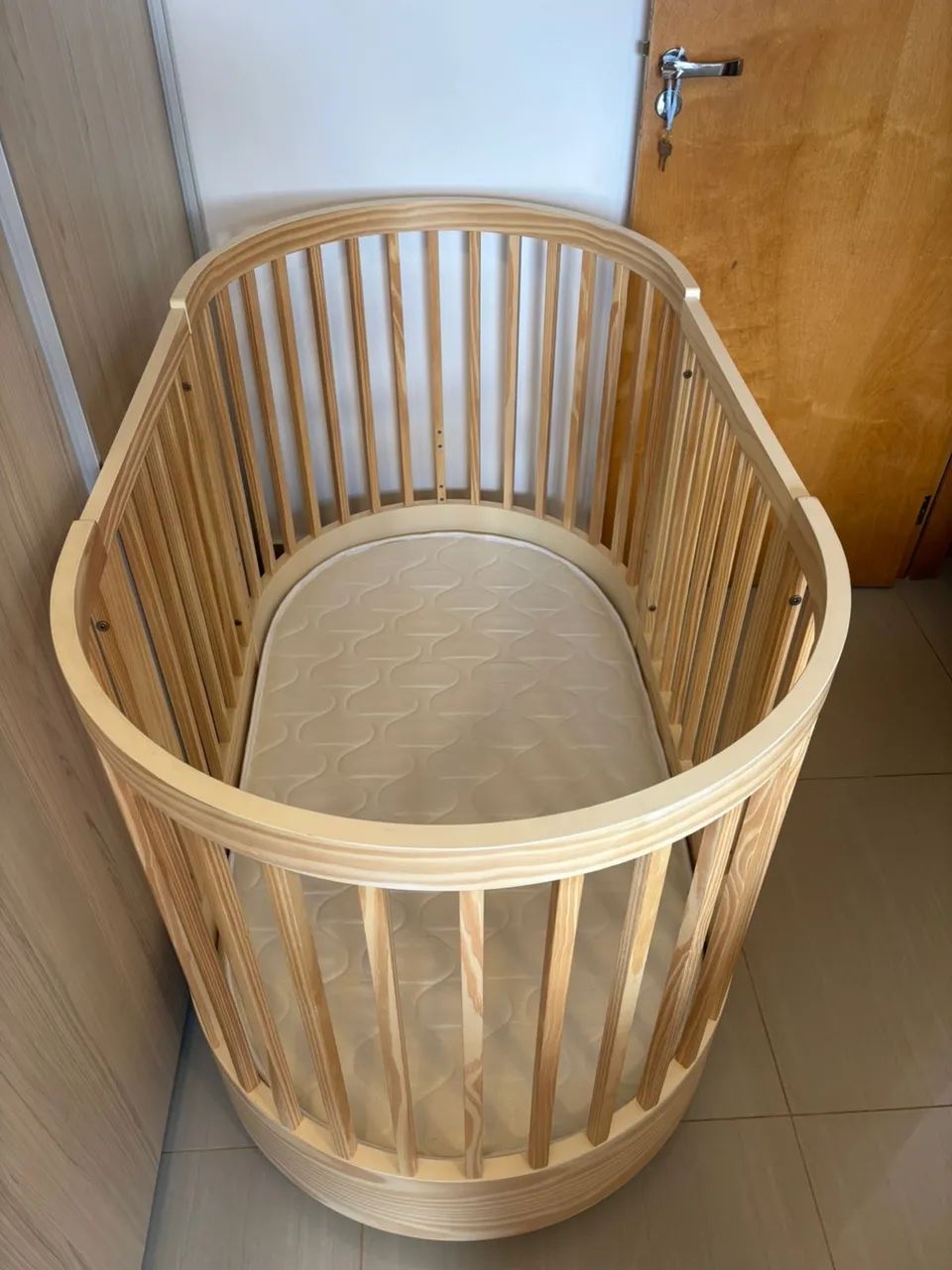 Berço wave DIVICAR com os 2 colchões. Nunca utilizado  - Foto 3