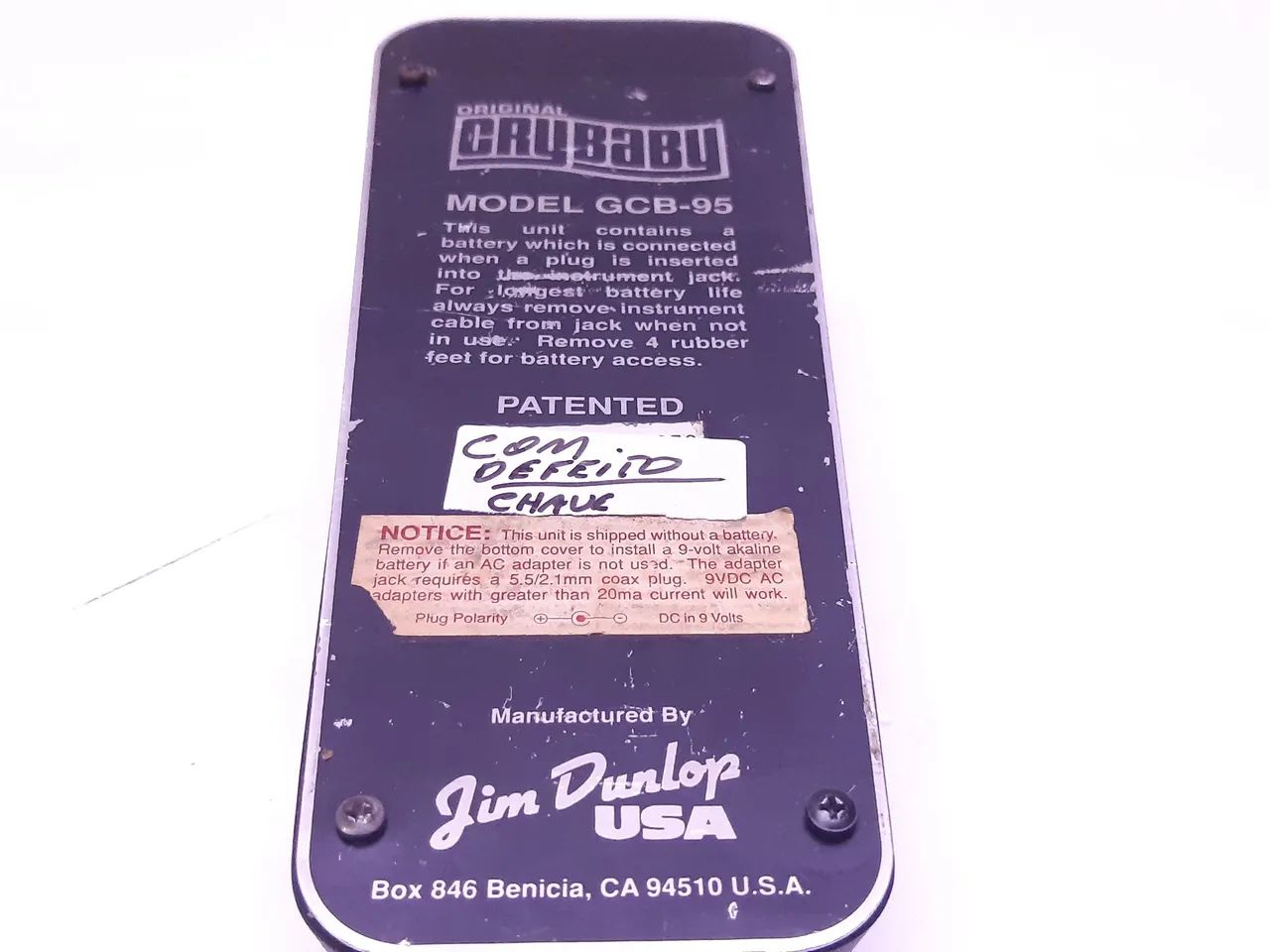 pedal cry baby original gcb 95 funcionando perfeitamente 