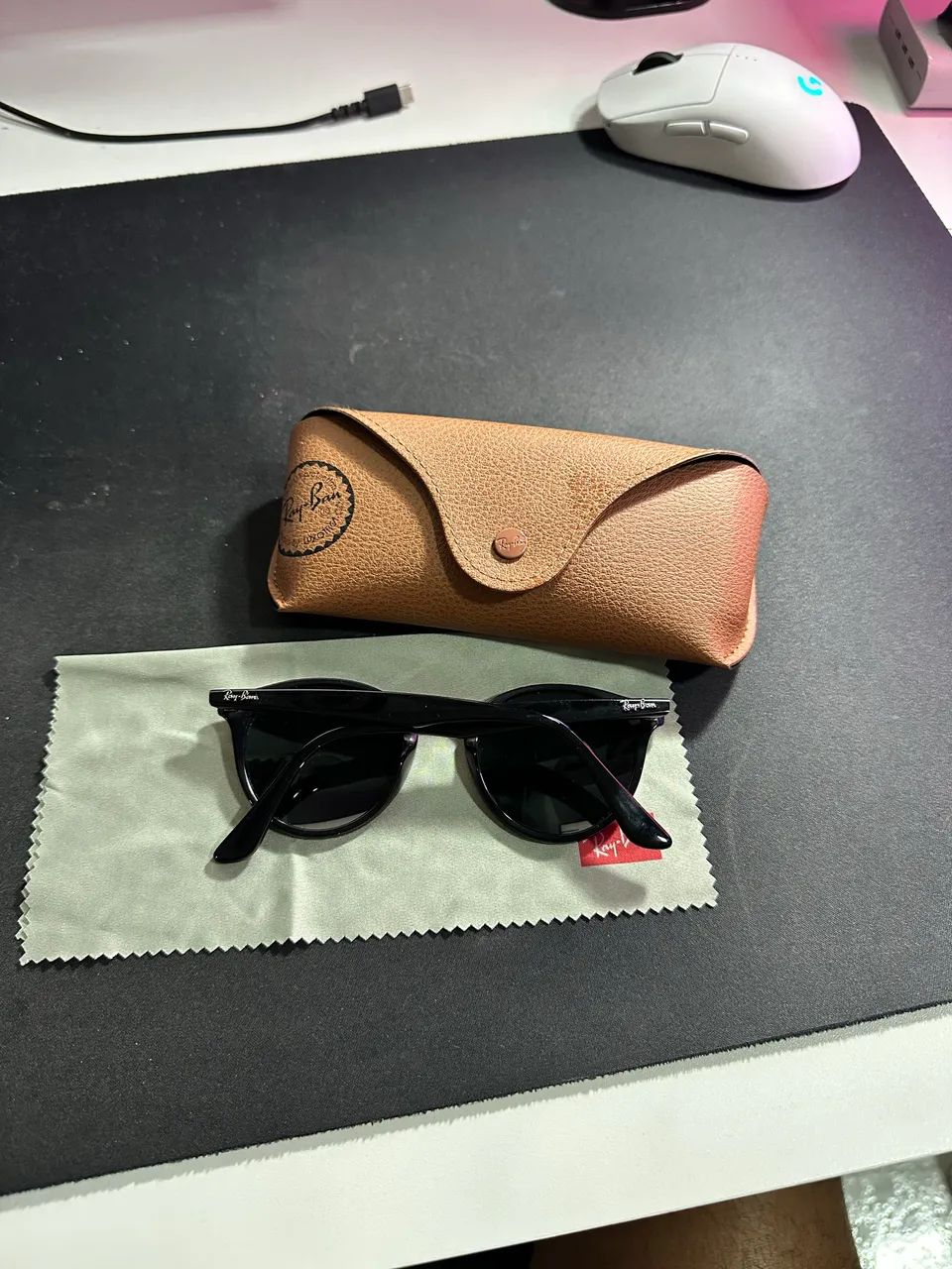 RAYBAN RB2180 PRETO LACRADO ORIGINAL
