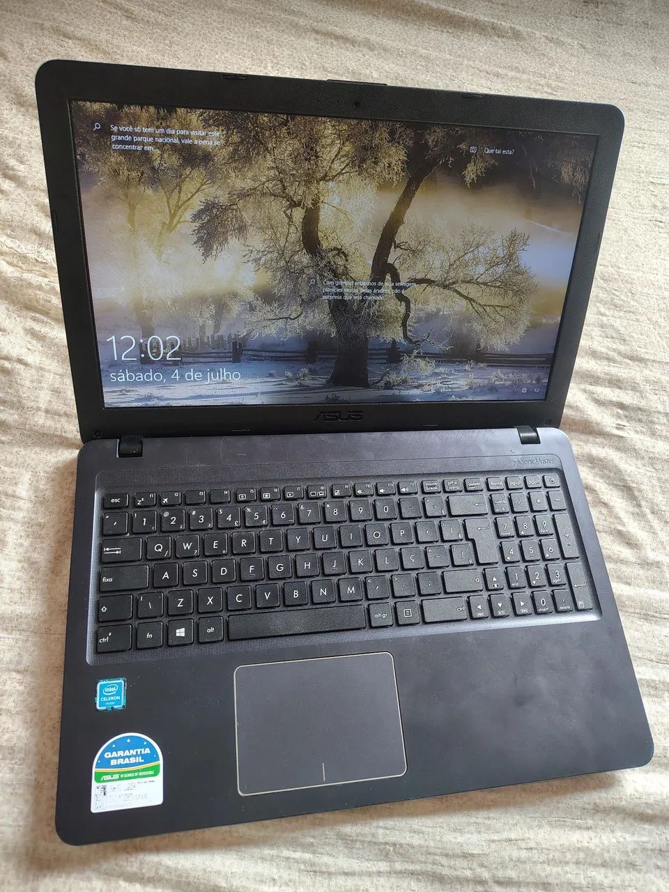 Notebook tudo funcionando perfeitamente 