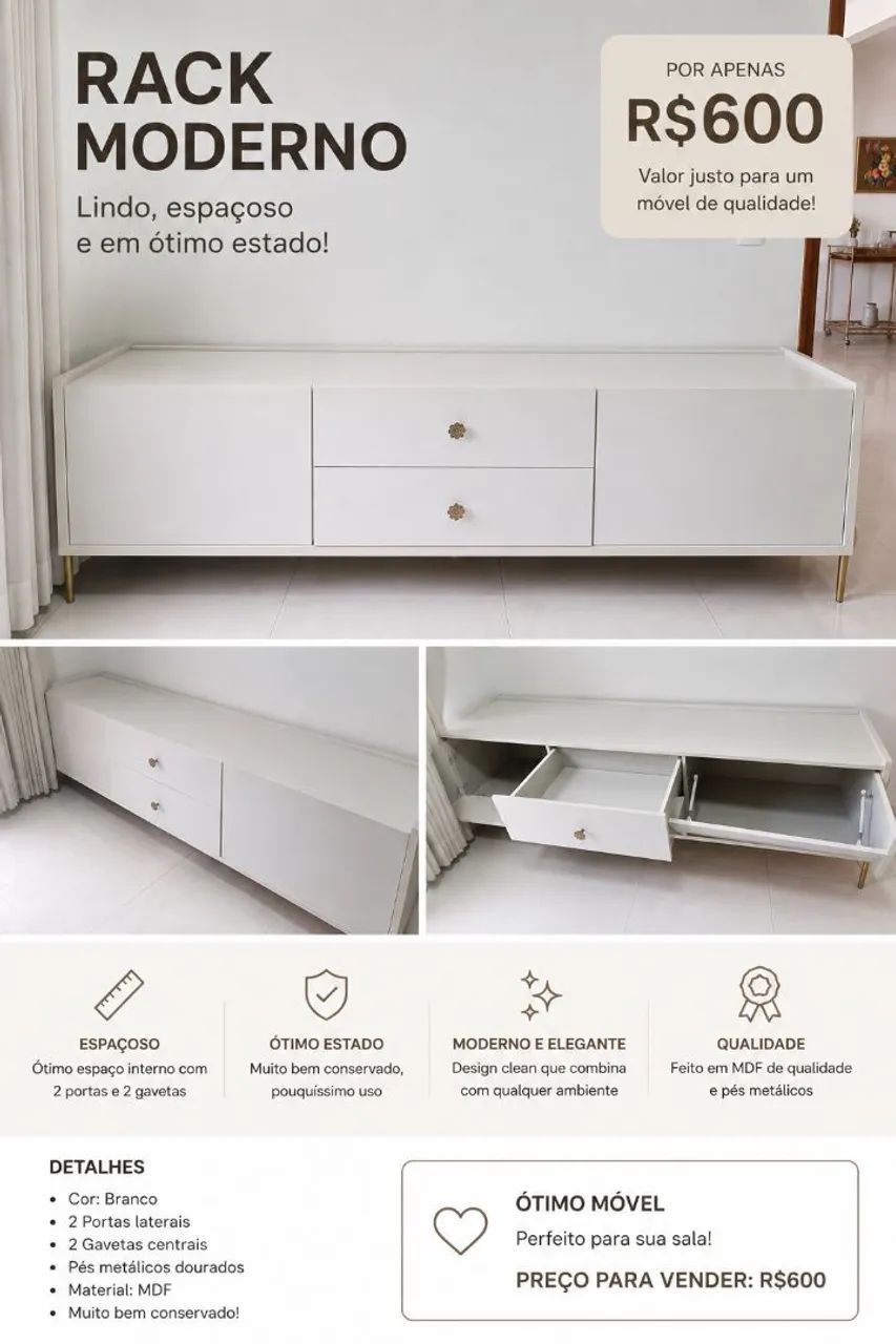 Rack Moderno Seminovo 