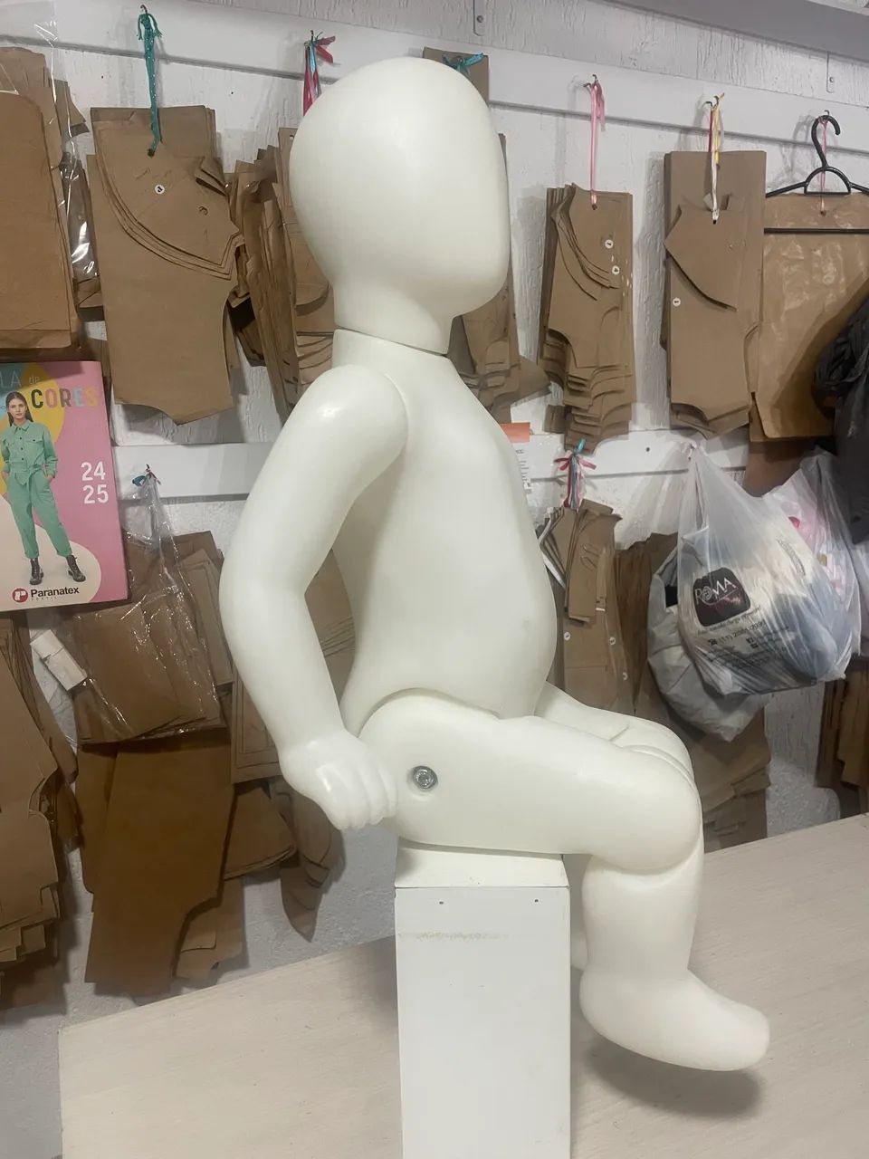 Manequins para exposição tamanhos infantil