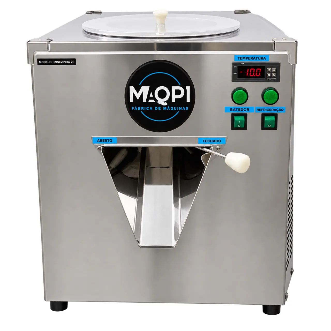 MÁQUINA DE SORVETE E AÇAÍ 20 LITROS/HORA - Foto 2