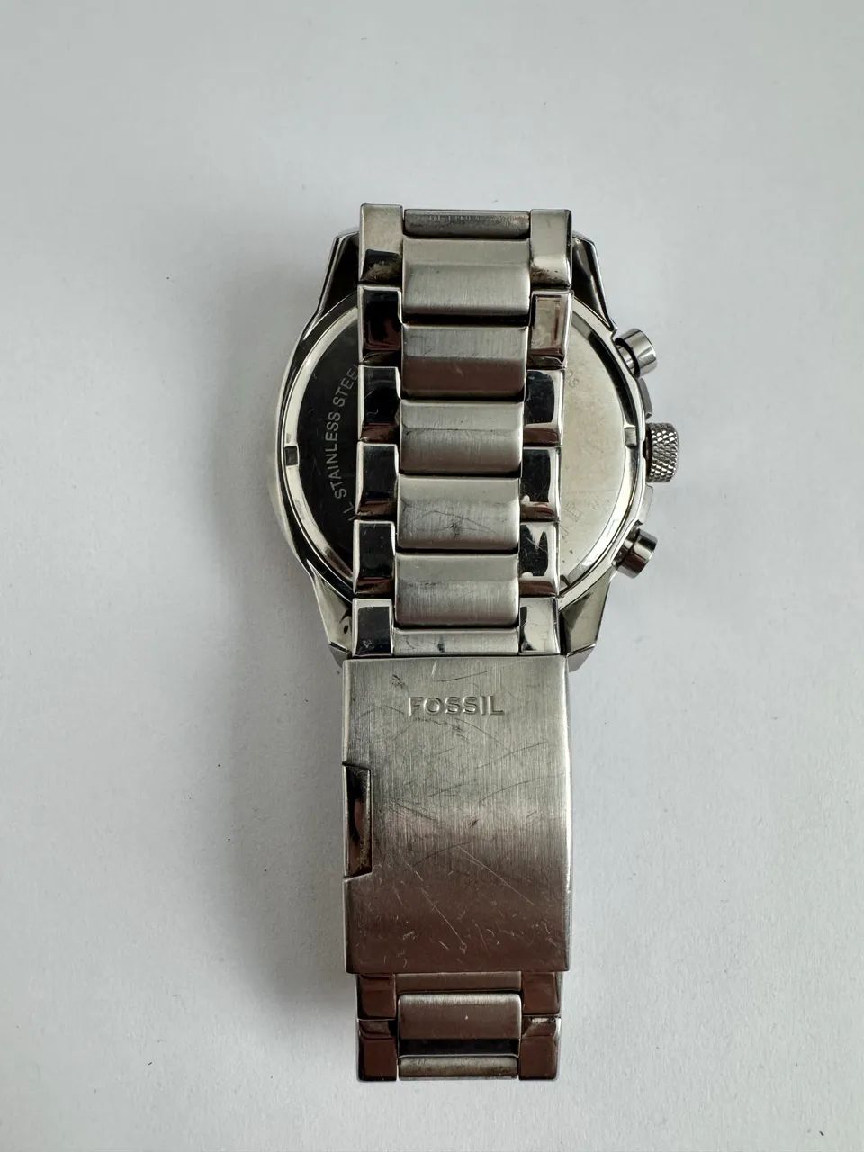 Relógio Fossil Masculino Cronógrafo Aço Inox - Original e Funcionando - Foto 2