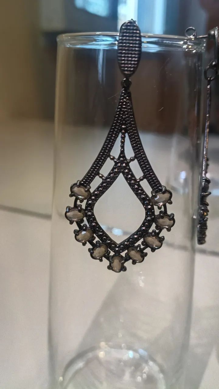 Brinco formato de gota  - Foto 3