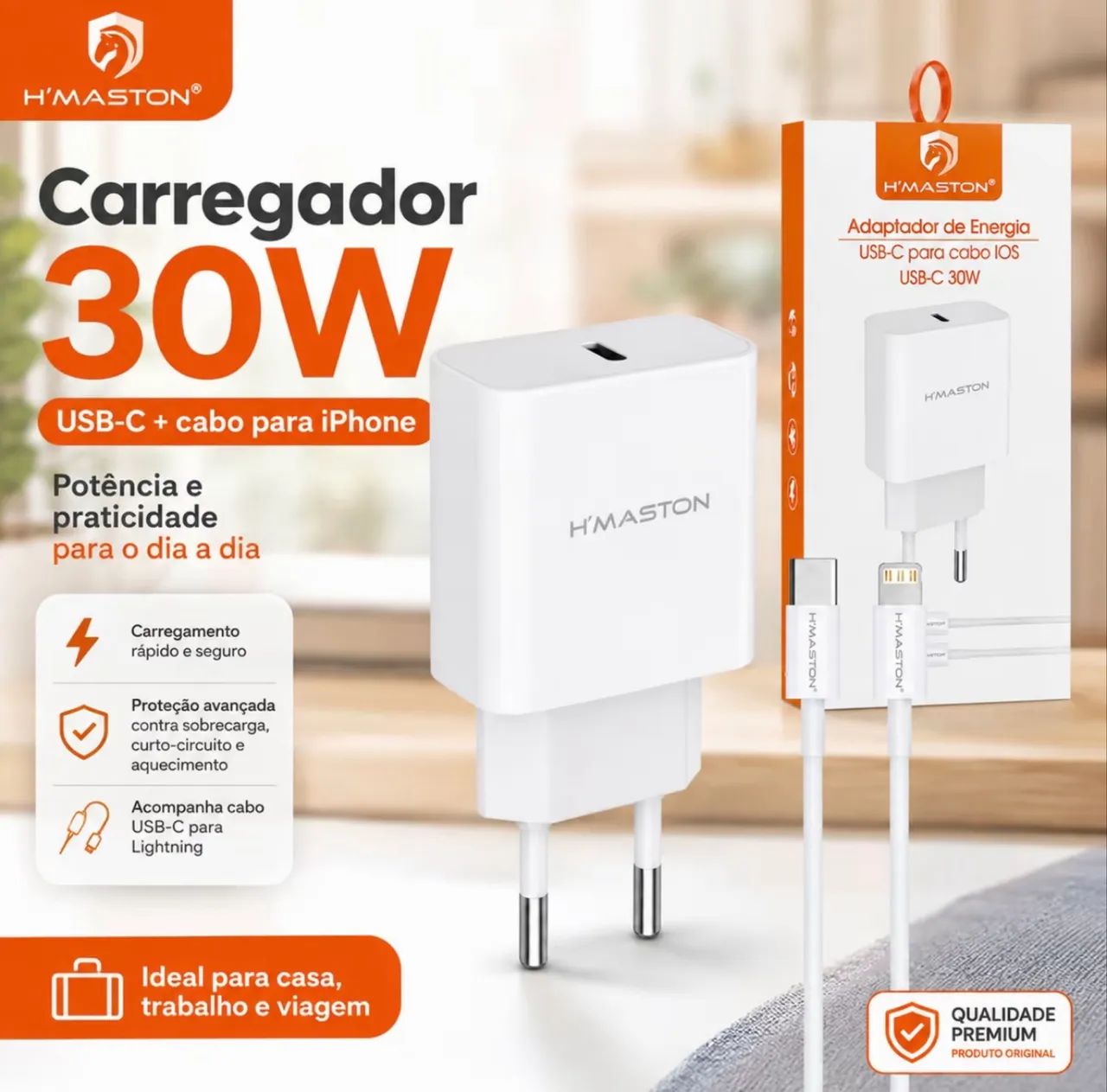 Carregador IPhone 