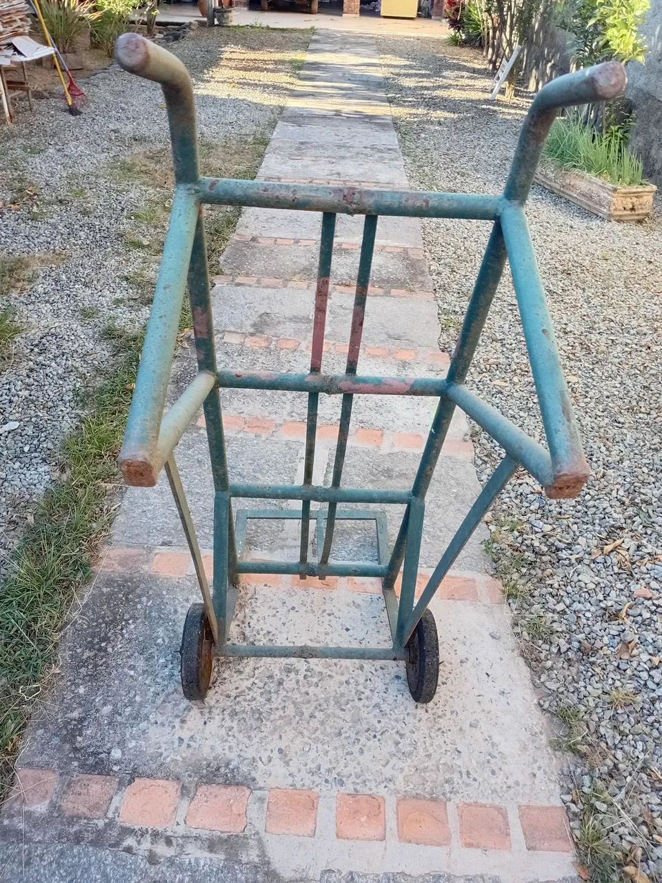 Carrinho de carga roda seca super reforçado 