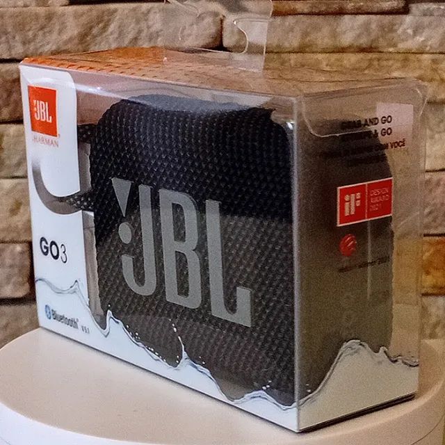 JBL Go 3 Portátil Cor Preto Original