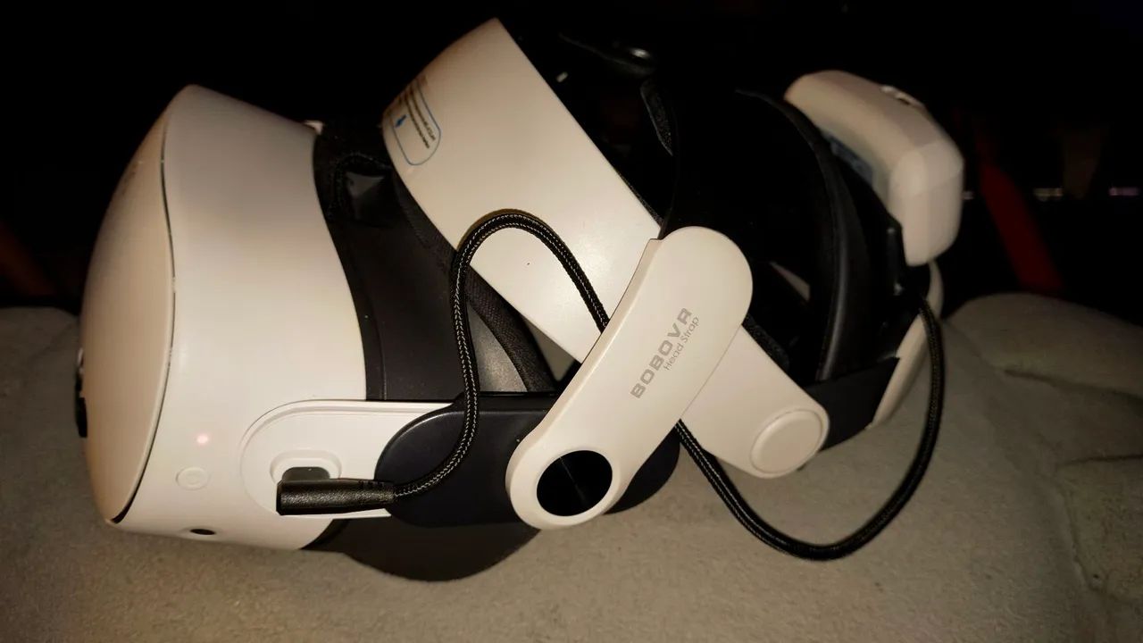Meta Quest 3S 128GB + BOBOVR M3 Pro + Bateria B2 | Estado de Novo