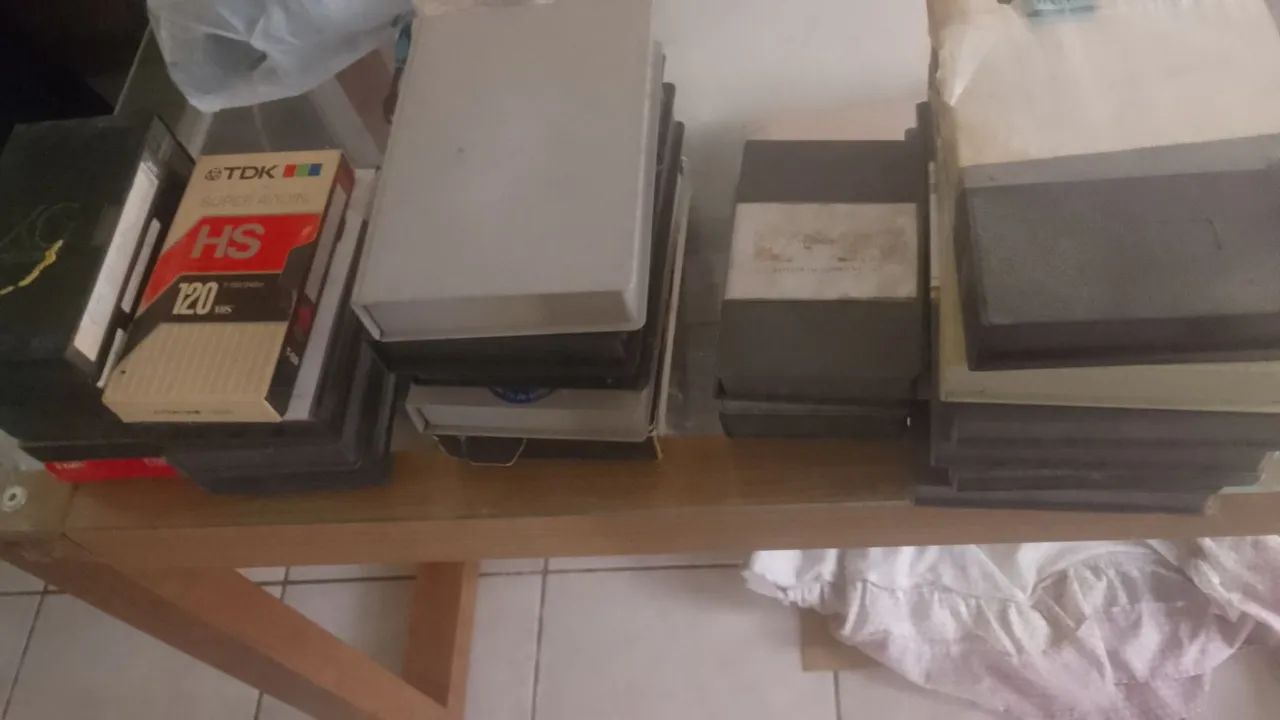 Fitas cassete antigas caixas 
