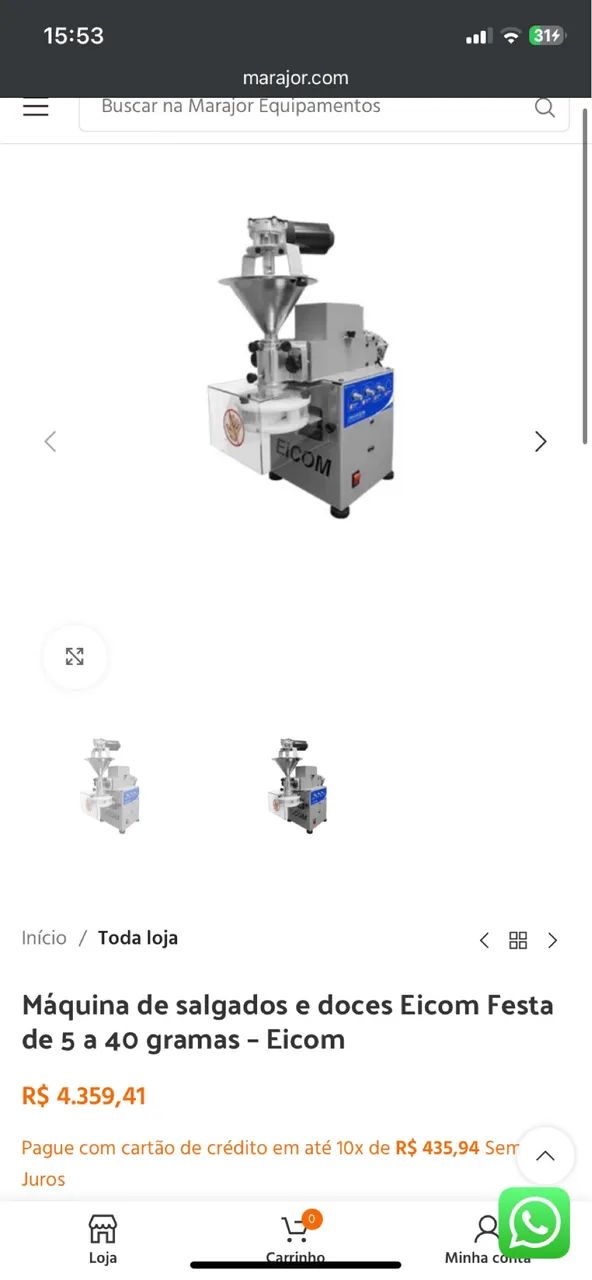 Máquina de salgados eicon  - Foto 3