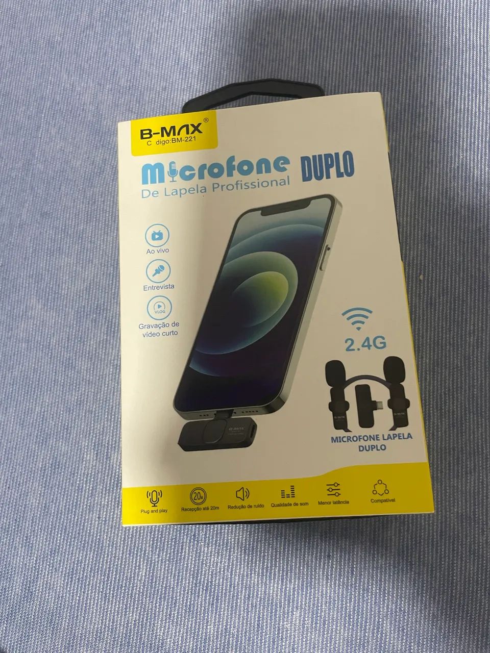 Microfone de lapela  - Foto 2