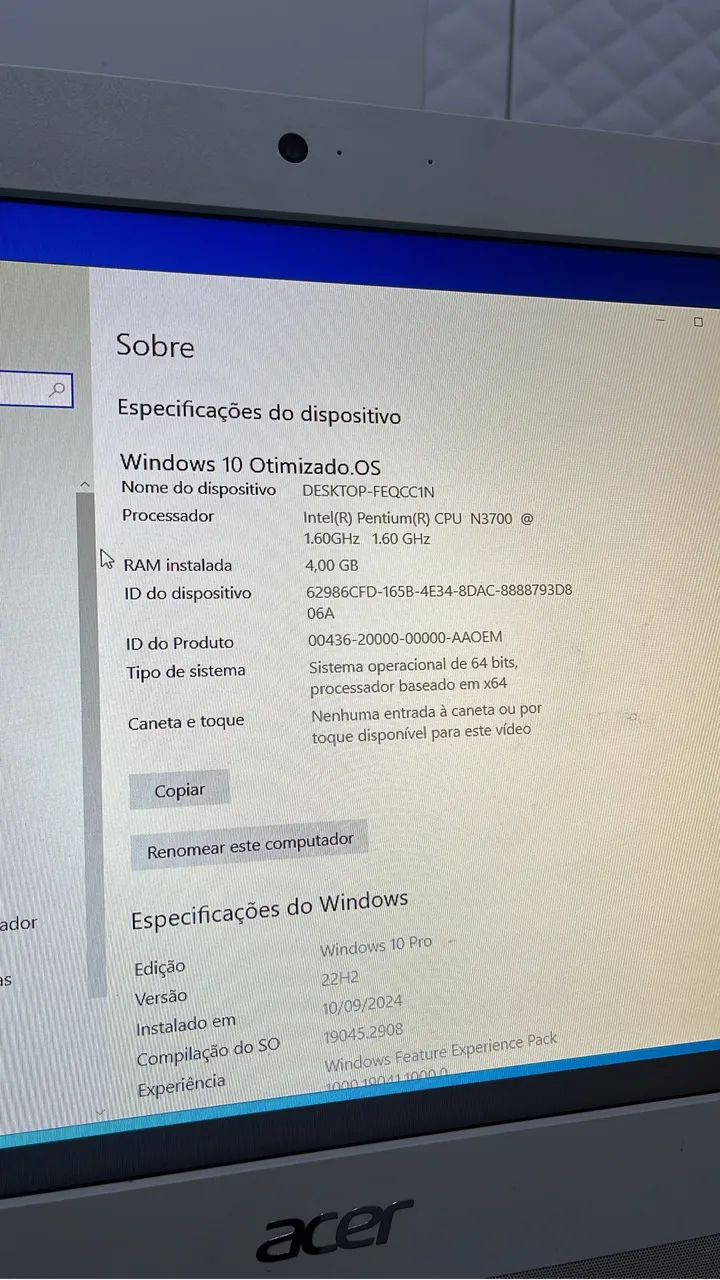 ACER ALL IN ONE - COMPUTADOR/PC COMPLETO! ? - Foto 2