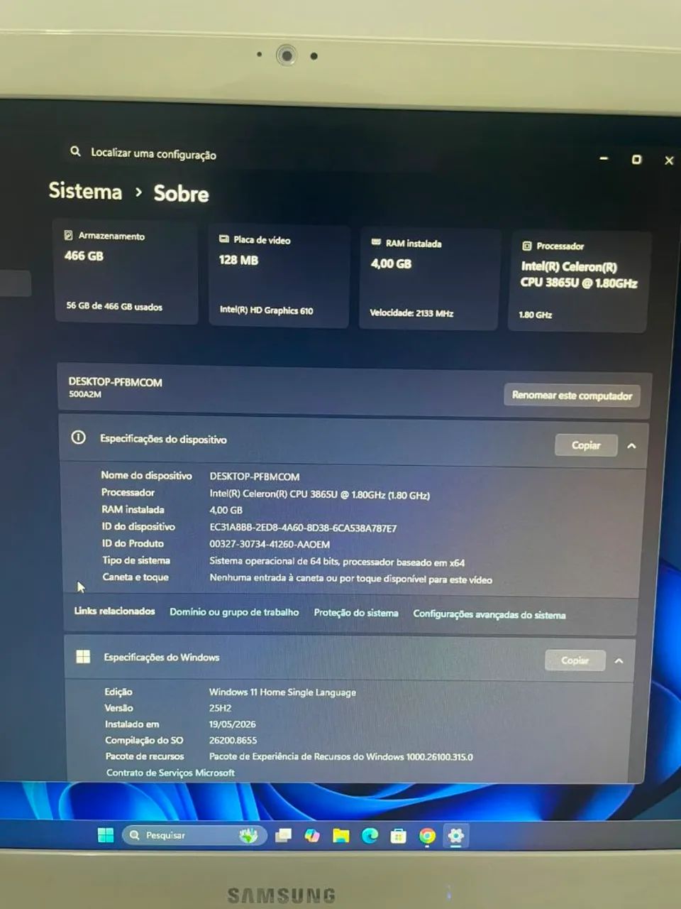 Computador Samsung  - Foto 4