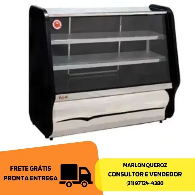 Balcão Refrigerado 1,25M 2 Placas Ormifrio Novo