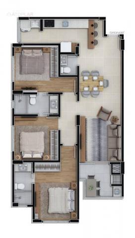 Apartamento com 3 dormitórios à venda, 92 m² por r$ 647.000,00 - fazenda - itajaí/sc - Foto 3