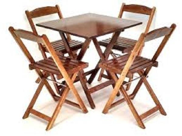 Linha dobrável mesas e cadeiras - Bares e Restaurantes - Foto 2