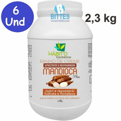 6 Unidades Mandioca Plus 2,3 Kg Hábito