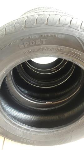 Pneus aro15 semi novo - Foto 4