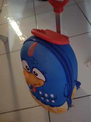Mini mochila 3d da galinha pintadinha com lancheira - Foto 2