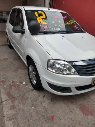 Renault Logan ano 2012 entrada + parcelas 489,00 fx cdc- grátis IPVA 2020 e gnv