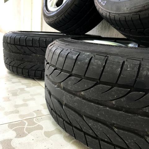 Rodas Originais Audi A5 Aro 17 5x112 + Pneus Bridgestone Novos - Foto 6