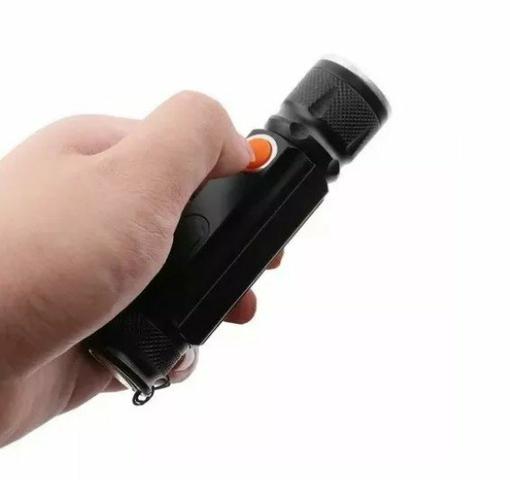 Mini lanterna USB recarregável super potente - Foto 5