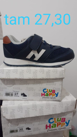 Tênis Infantil Club Happy (N°27 e 30)