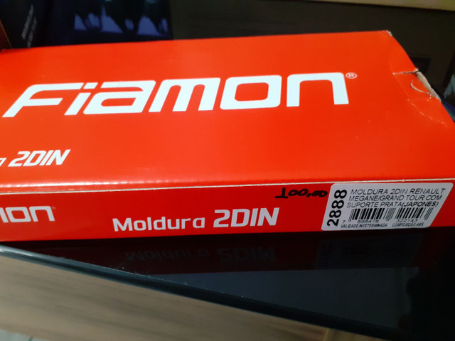 Moldura 2DIN para Renault megane Grand tur prata