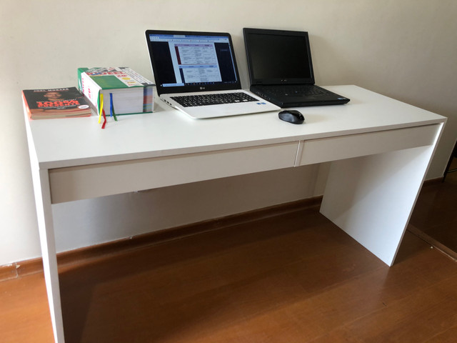Escrivaninha de estudos e escritório 2 gavetas - Foto 3