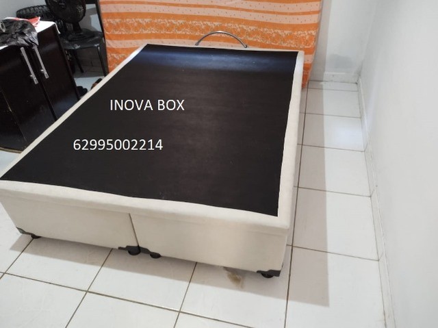 Box Baú Casal Bi Partido 138x188x42 Inova Box!! - Foto 2