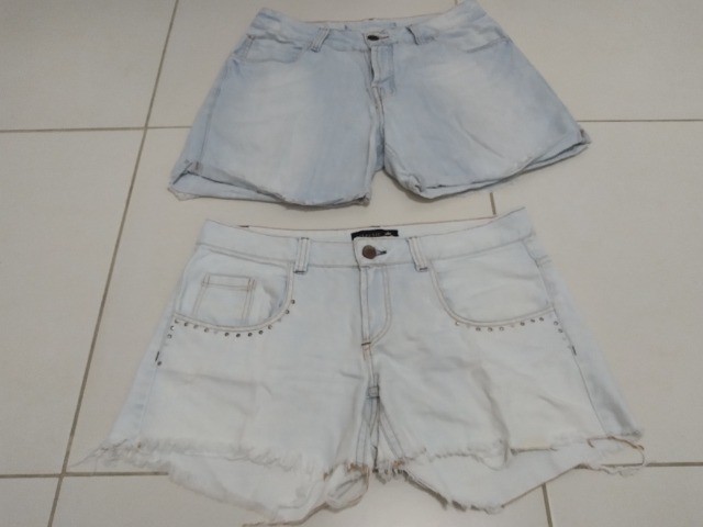 Dois Shorts Jeans Femininos Mercatto E Eclectic Tam. 42