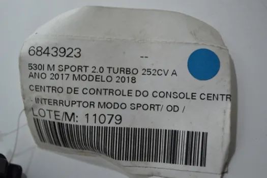 Interruptor Comando Console Parking Bmw 530i 2017 2018 Origi - Foto 5
