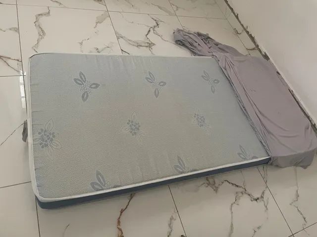 Colchão Solteiro Querubin Liso 88cm Espuma D20 - Solteiro