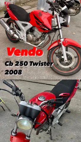 honda-cbx-250-twister-2008-amarela - Motos - Peças para Moto