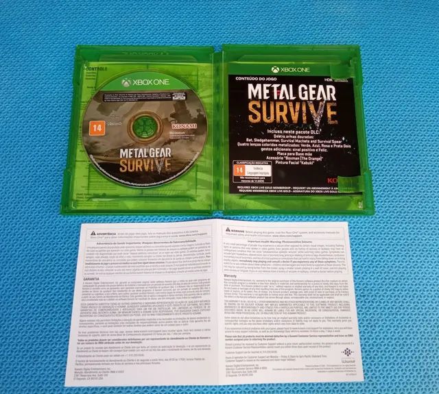 Jogo Metal Gear Survive Xbox One