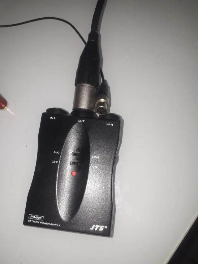 Microfone headset com jts 500, alimentador fantasma,  com cabo para caixa ou mesa.. - Foto 5