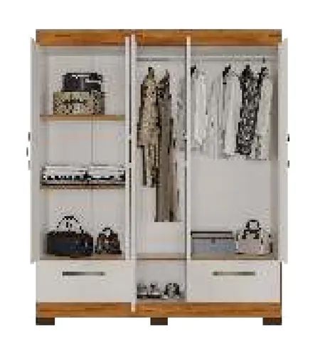 Guarda roupa casal 5 portas com espelho  - Foto 2