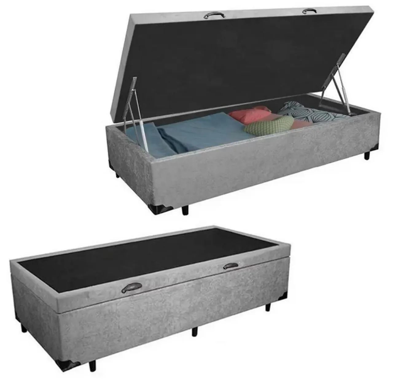 Cama Box baú solteiro novos a pronto entrega 