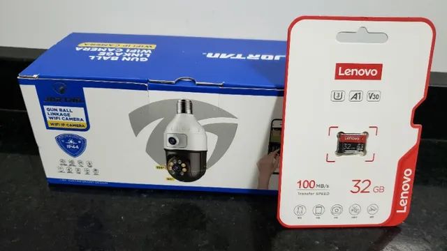 Câmera Wifi Dupla câmera + Cartão de 32g