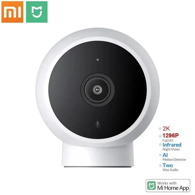 Câmera Xiaomi 2k com suporte magnético