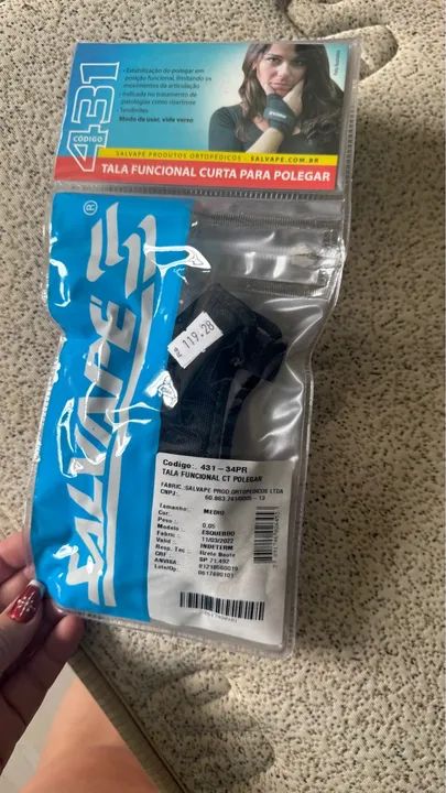 Tala polegar mão esquerda  - Foto 3