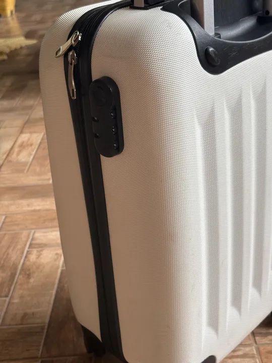 Mala de Viagem Branca 10 Kg - Foto 4