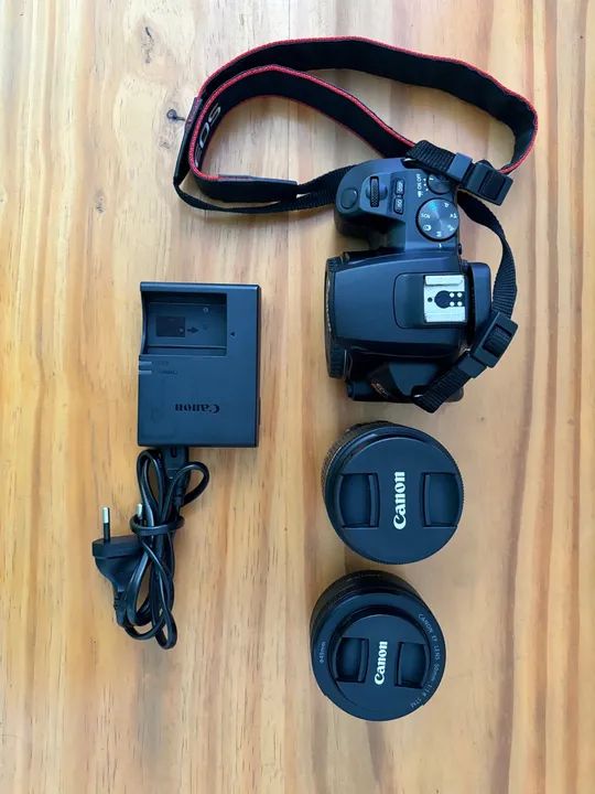 Canon EOS Rebel SL3 + Lentes 18-55mm e 50mm - Foto 6