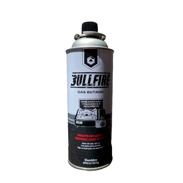 Cartucho de Gás 400Ml Fogareiro e Maçarico Culinário Bullfire - Foto 2