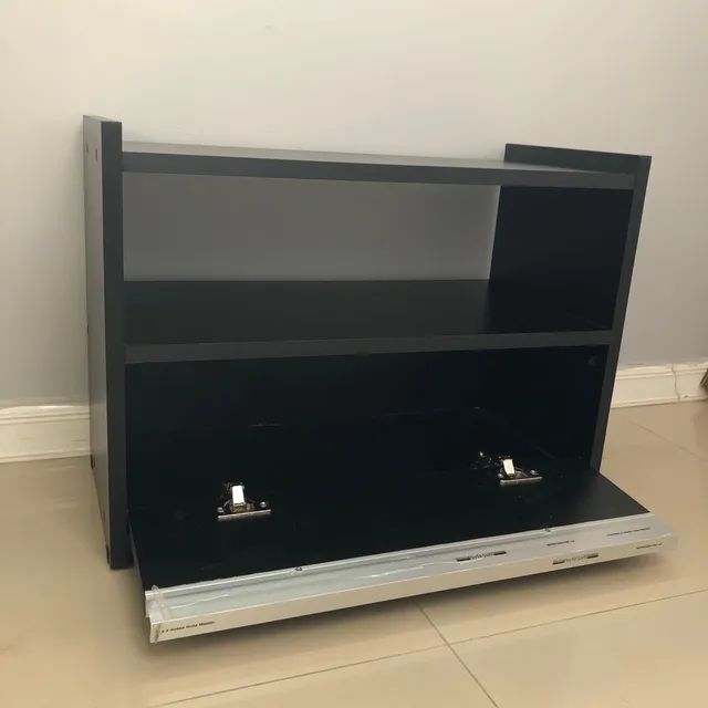 Rack banqueta preta MDF - Foto 4