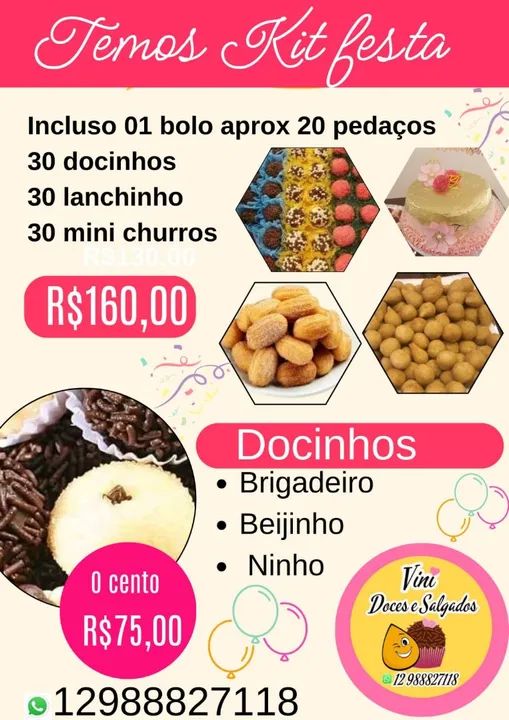 Vini doces e salgados  - Foto 2